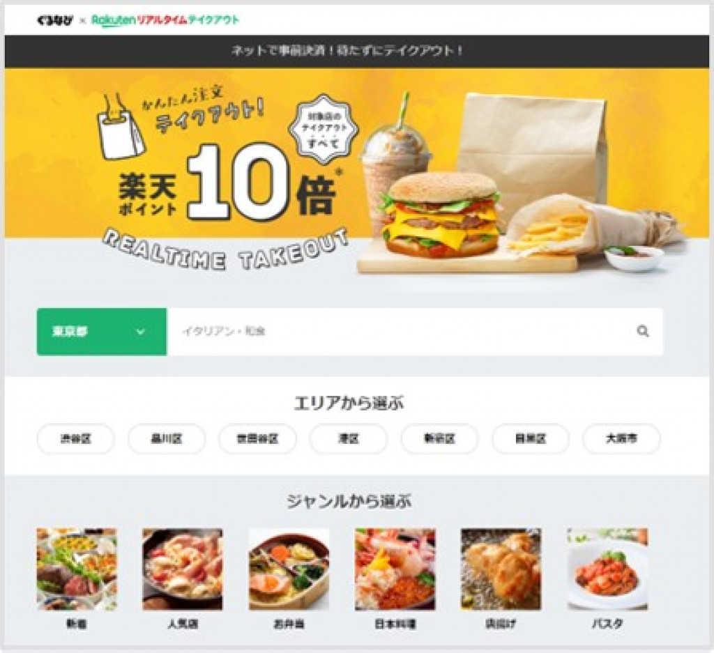 楽天と ぐるなび がテイクアウトサービスで連携 ぐるなび 加盟店のテイクアウト利用促進を支援 日本ネット経済新聞 新聞 ウェブでec 流通のデジタル化をリード
