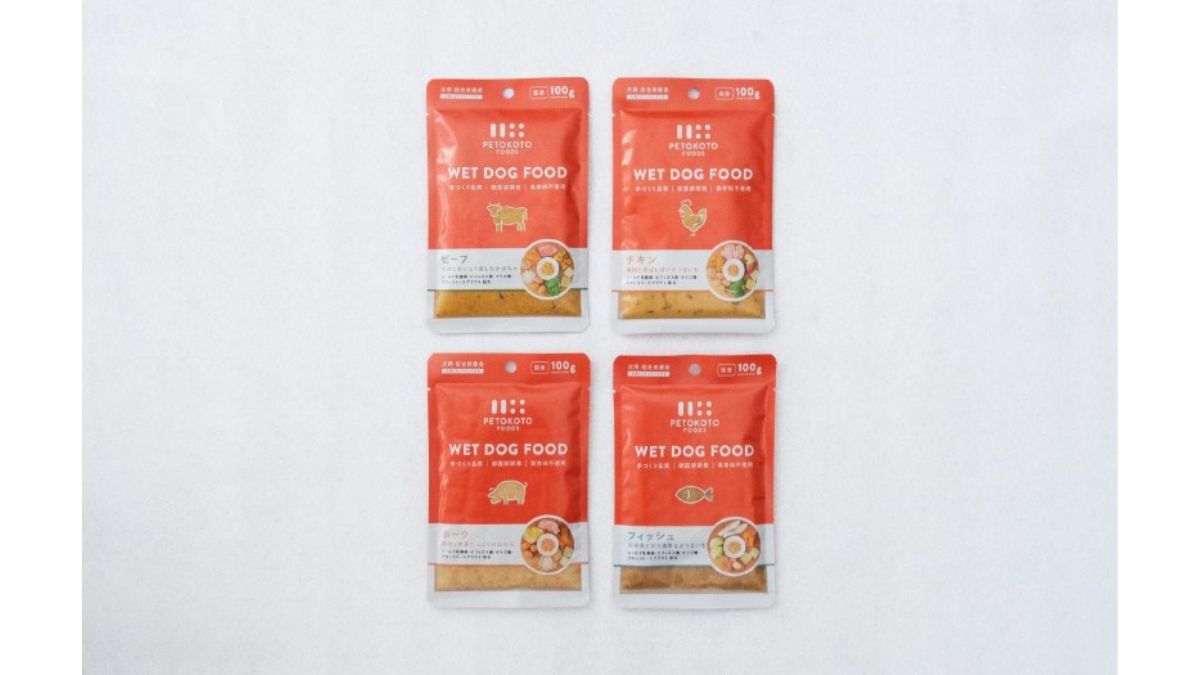 PETOKOTO WET DOG FOOD フィッシュ 100g 39個セット PETOKOTO、ウェットタイプのドッグフード発売 常温保存可能、冷凍との