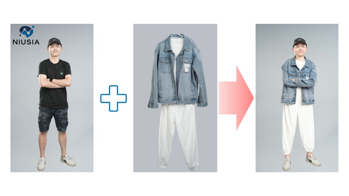 ニュウジア、「AIアパレル試着ソリューション」発表 ワンクリックで 