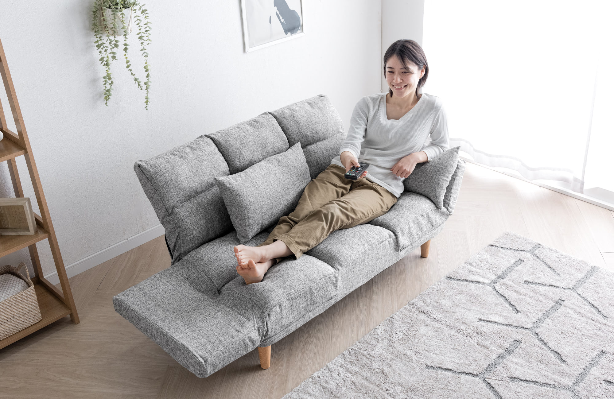 タンスのゲン ソファー 2人掛け リクライニング ひじ掛け ローソファ タンスのゲン ソファー 2人掛け リクライニング ひじ掛け ローソファ