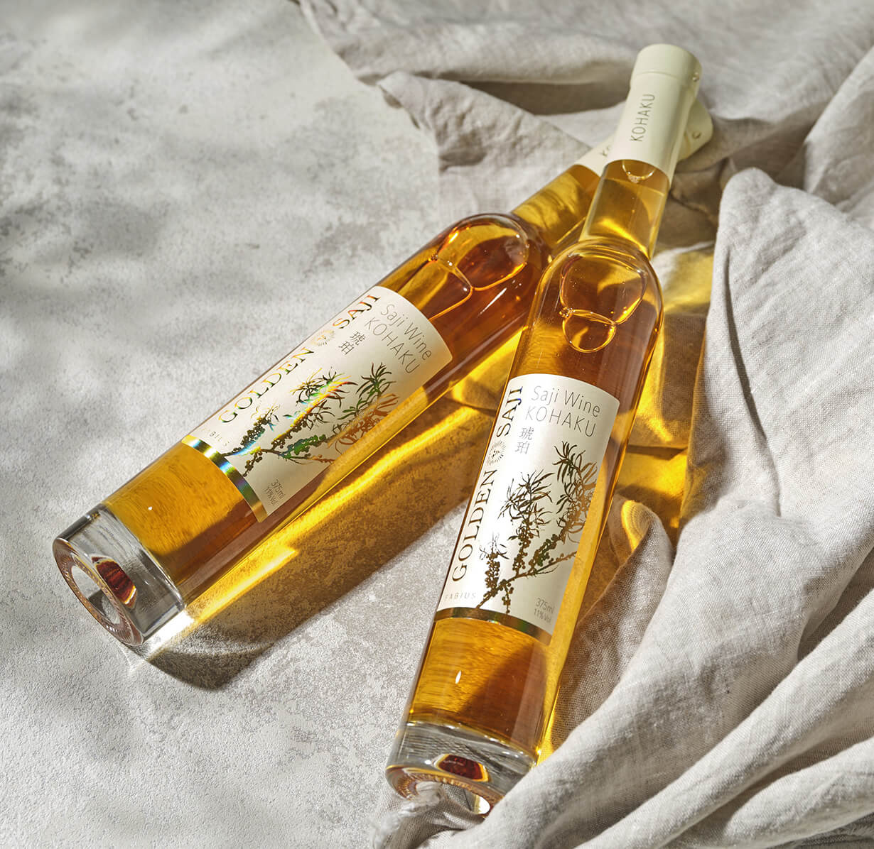GOLDEN SAJI サジーワイン ファビウス、奇跡の果実「GOLDEN SAJI」 日本初上陸「サジーワイン琥珀