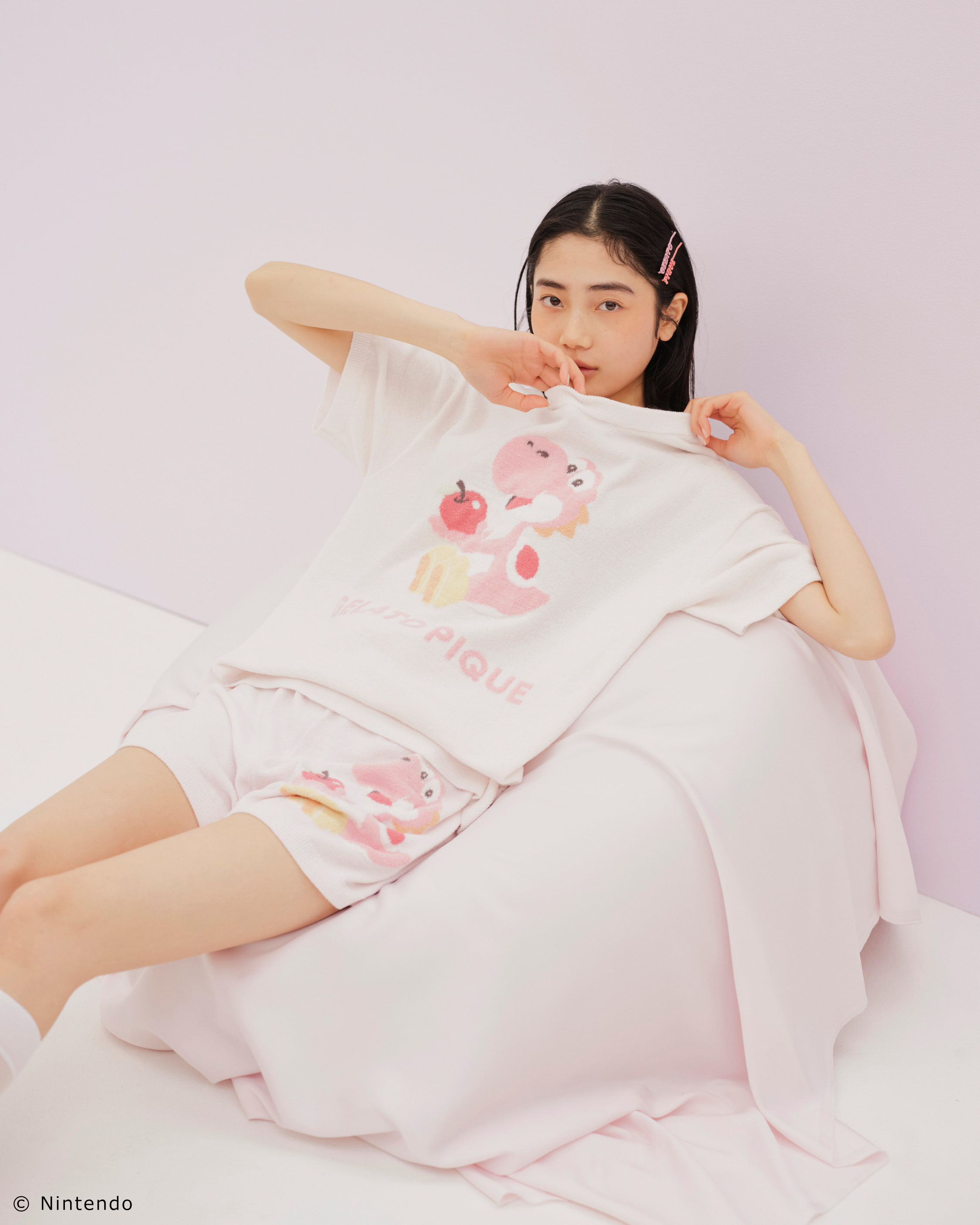 【値下げ】希少スーパーマリオ】gelato pique パジャマセット新品 18505-3134-