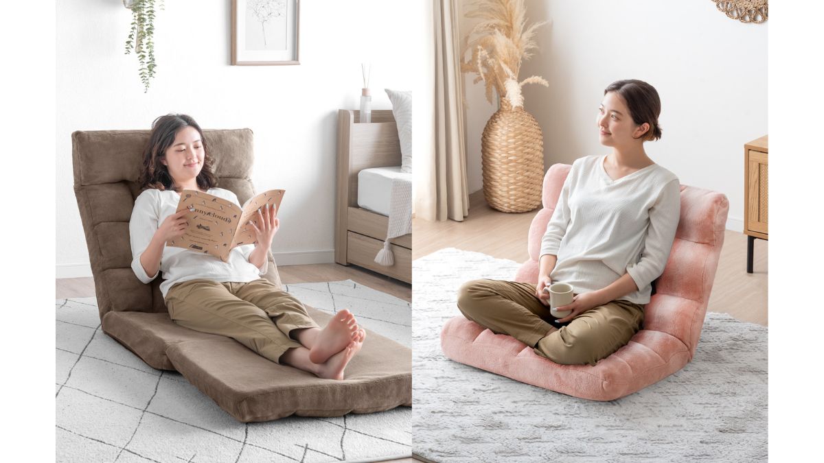 タンスのゲン、ふわもこ＆ニュアンスカラーで人気の座椅子「ALICE