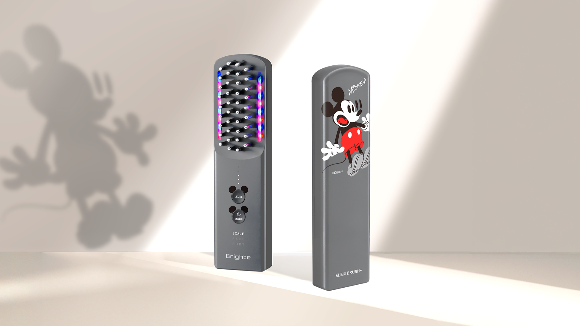Disney Brighte ELEBRUSH+ ミッキーマウス Aiロボティクス、ミッキーマウスデザインの限定美顔器「ELEKI