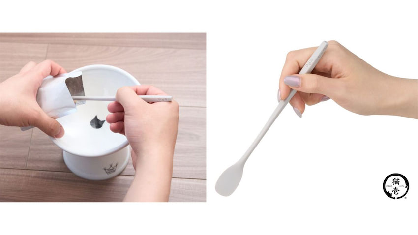 猫壱、パウチにも缶詰にも使える「ペット専用ウェットフードスプーン