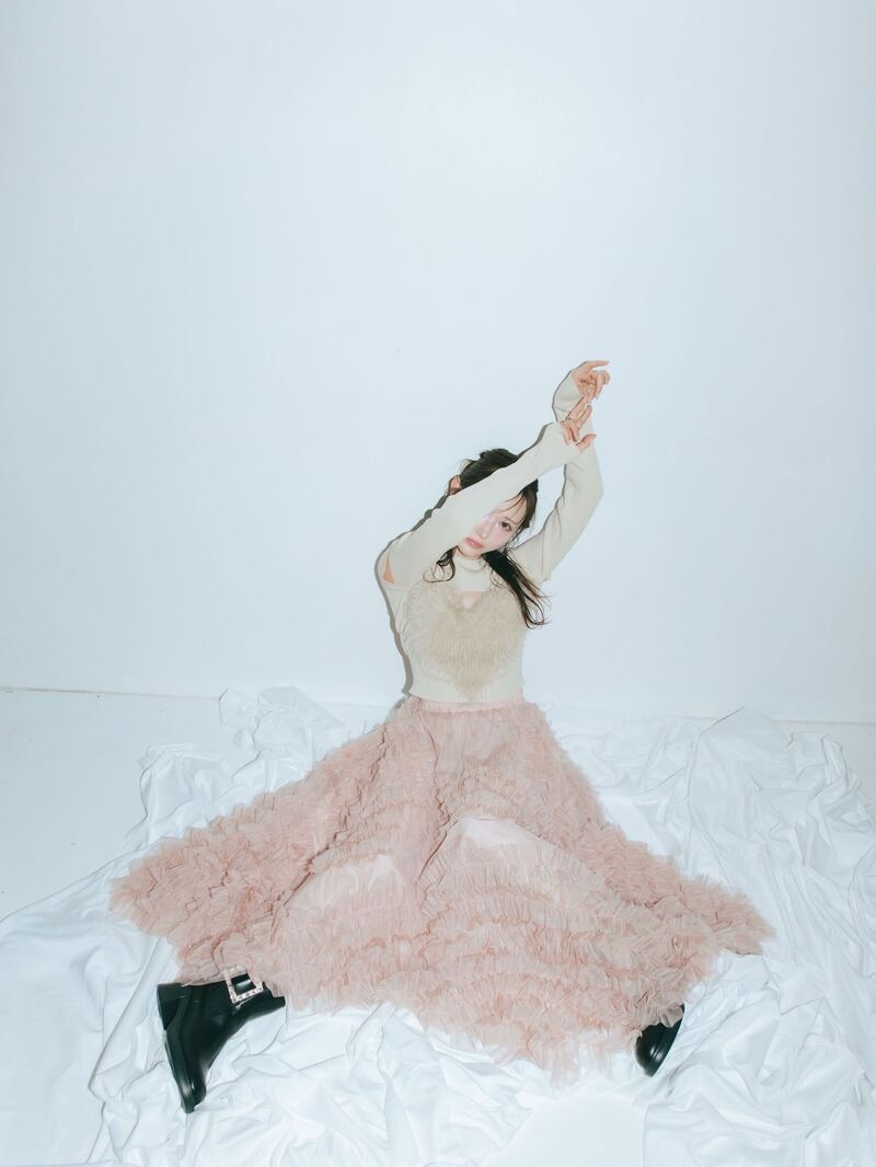 Crayme, Heavenly Tulle Skirt 菅野結以 モデル「菅野結以」のアパレルブランド「Crayme,」、次世代型ショップ
