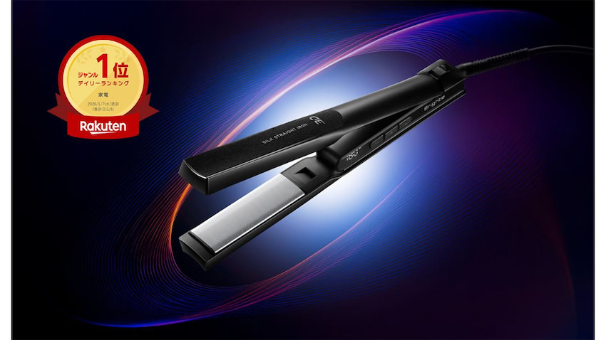 Aiロボティクス、「3D SILK STRAIGHT IRON」 楽天で4冠達成 | 日本