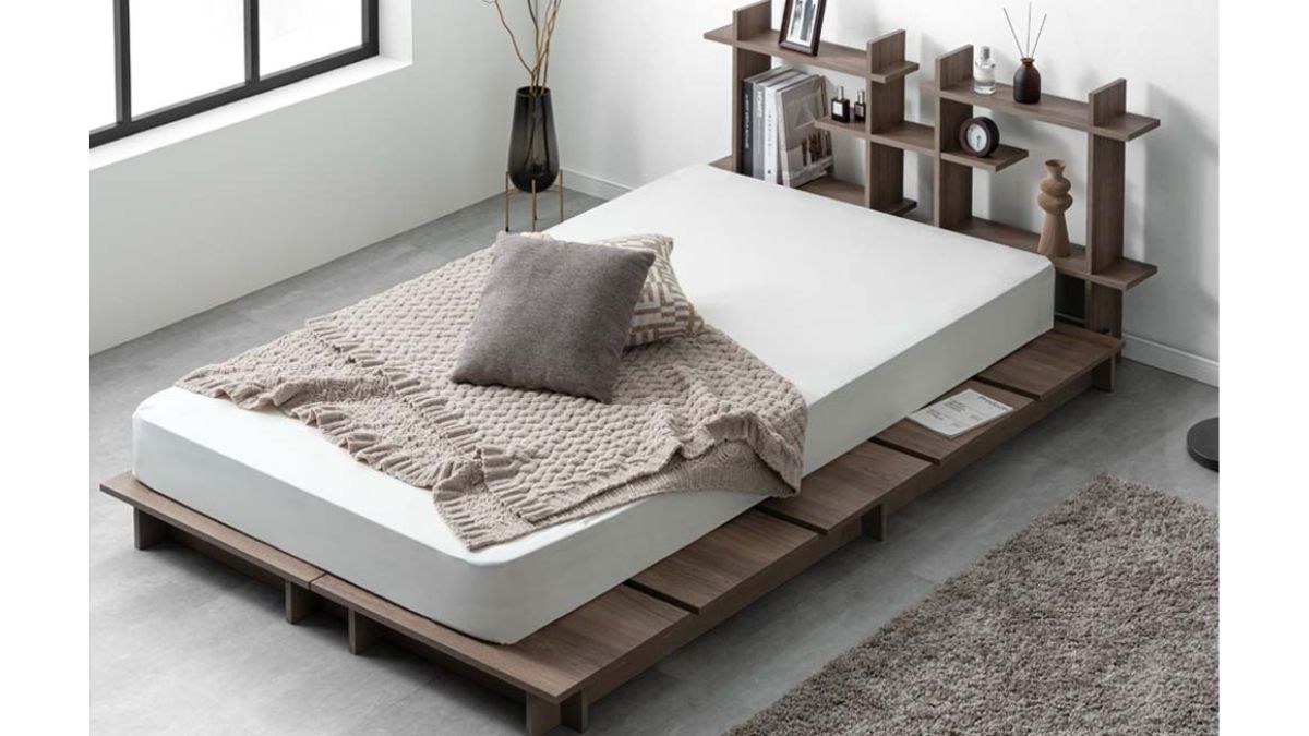 タンスのゲン、はめるだけで完成するステージベッド発売 インテリア性