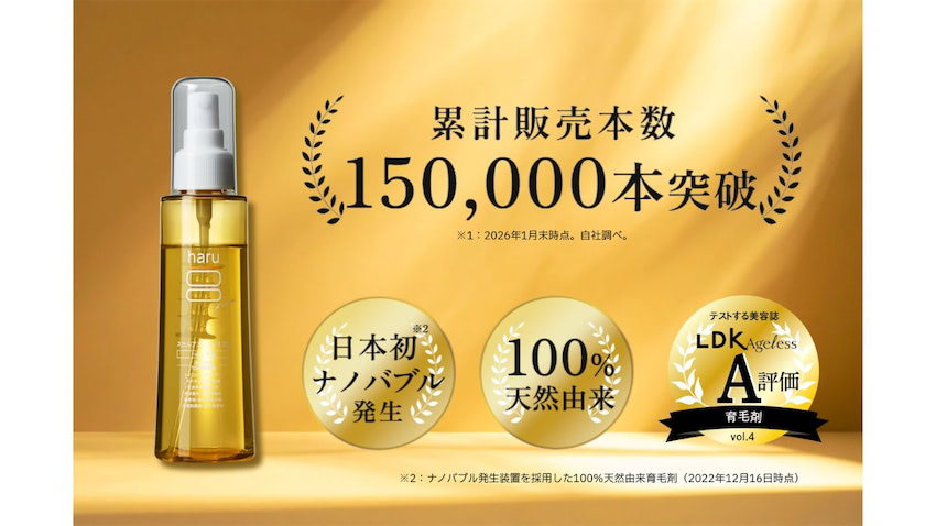 nijito、「スカルプエッセンス100」販売本数15万本突破 100%天然由来の