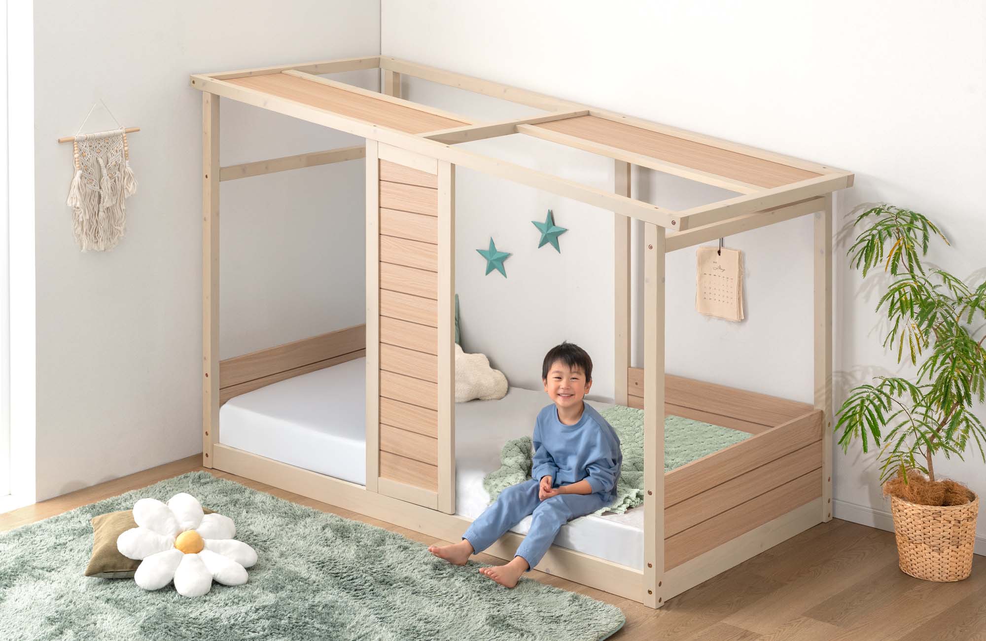 タンスのゲン、キッズ向けベッド「HIDE-Aシリーズ」発売 秘密基地