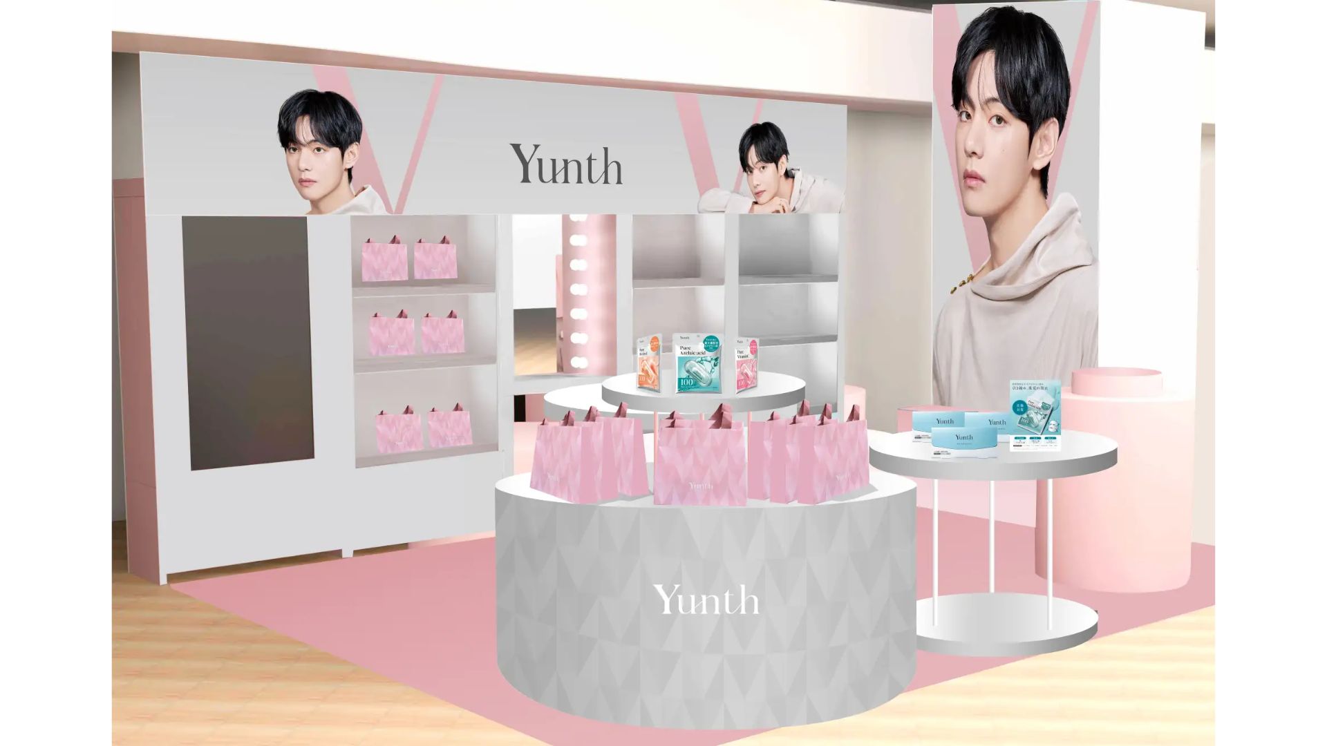 Aiロボティクス、ポップアップストア再登場 「BTS・V」大型ビジュアル
