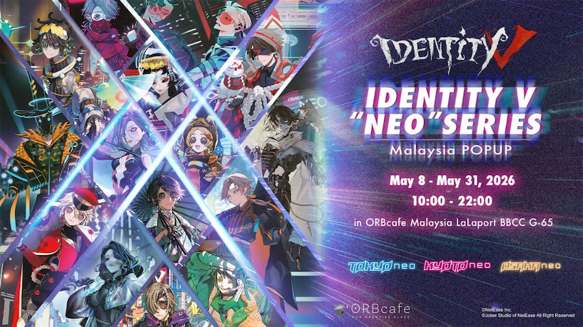 日本直販、マレーシア「ORBcafe」で「Identity V 第五人格」限定