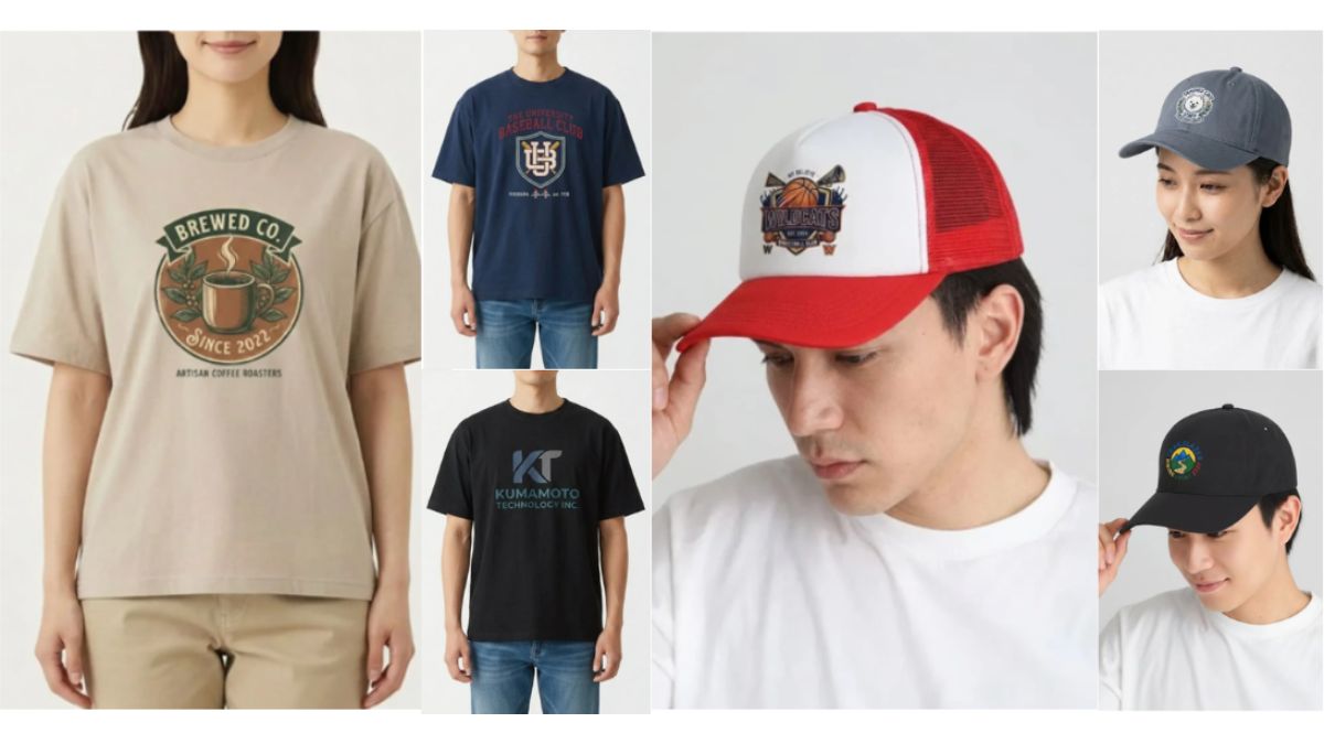 オリジナルグッズ制作サービス「CLAT-JAPAN」、日本製Tシャツ3型と多