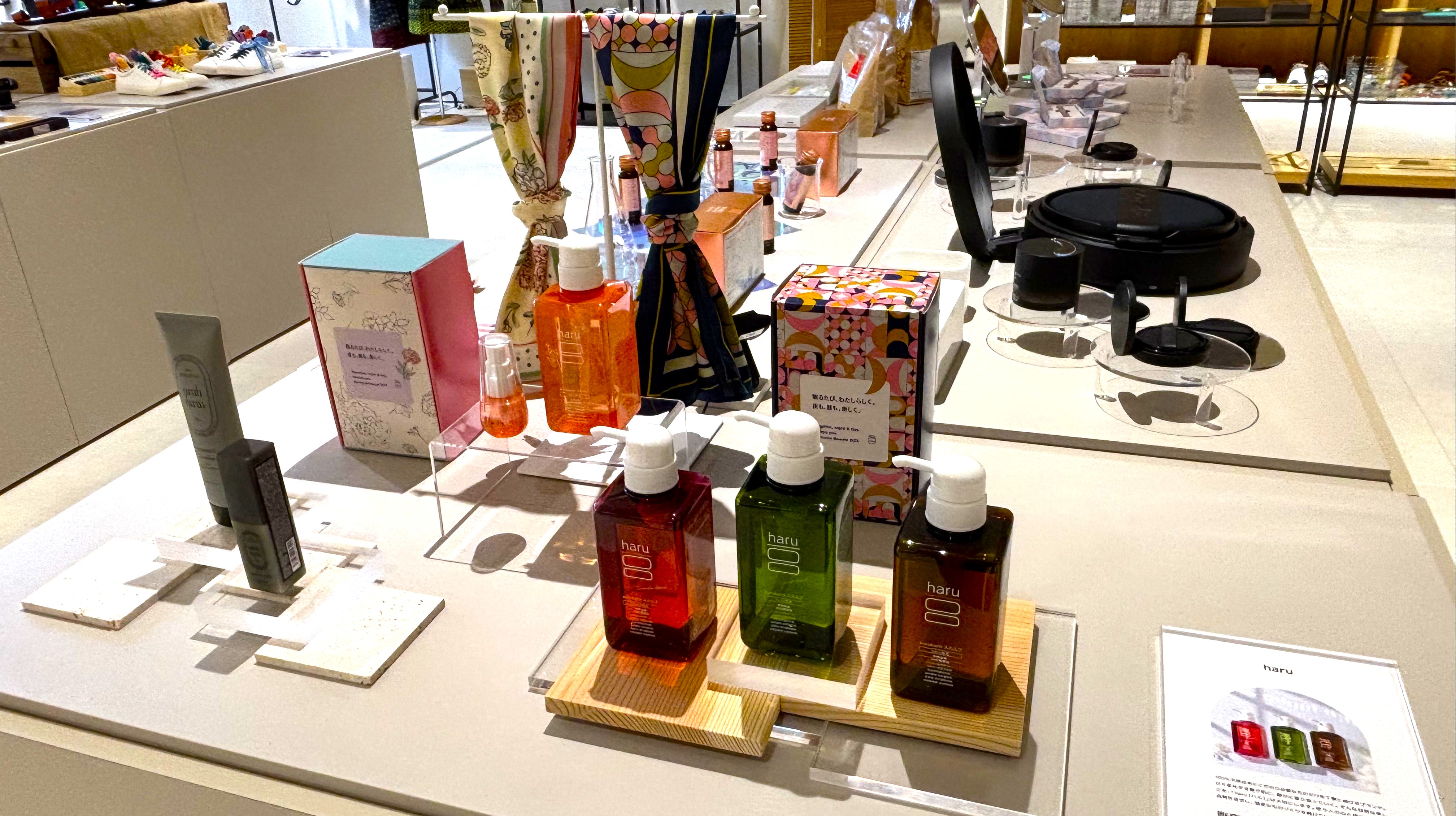 ヘッドビューティブランドの「haru」、大丸東京店の「明日見世」に出品 