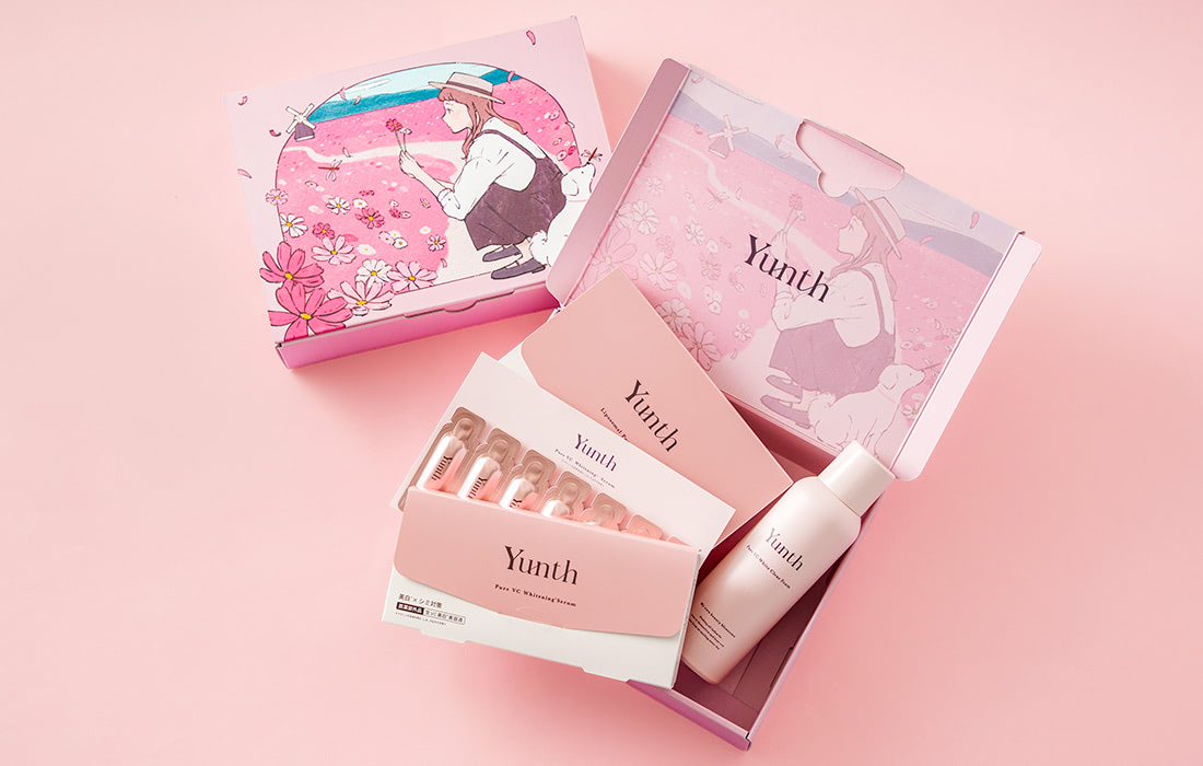 Yunth スキンケア6点セット Aiロボティクス、「Yunth」秋限定スキンケアセットをQoo10で発売へ