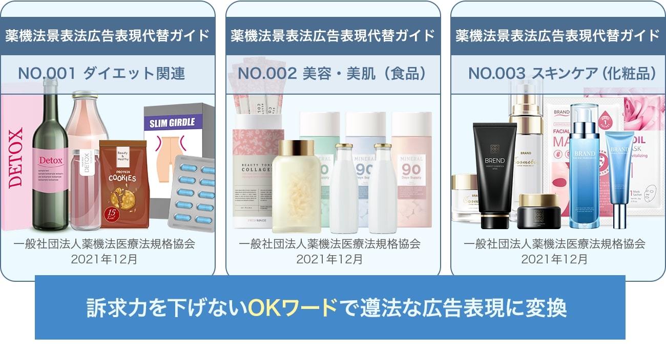 薬機法医療法規格協会、薬事法広告表現NGワード言い換え集を発売 11