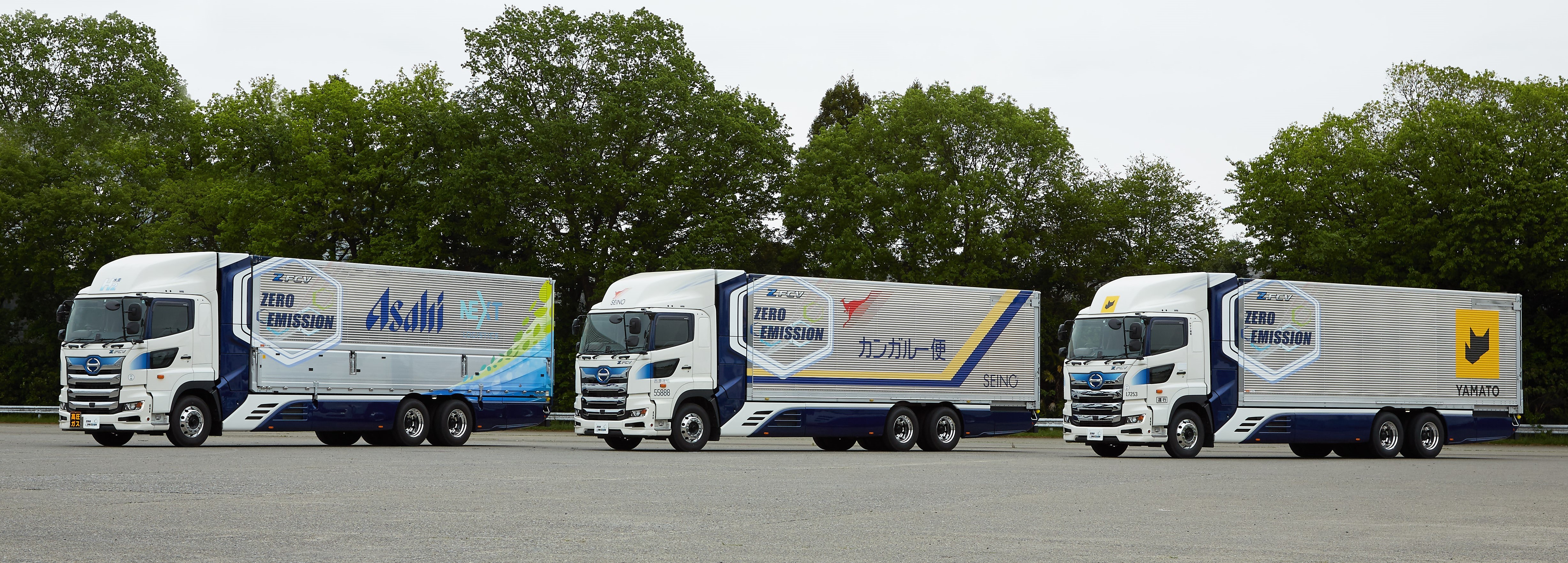運搬用トラック OHVエンジン搭載 ヤマト運輸や西濃運輸など、日本初の燃料電池大型トラックの走行実証を